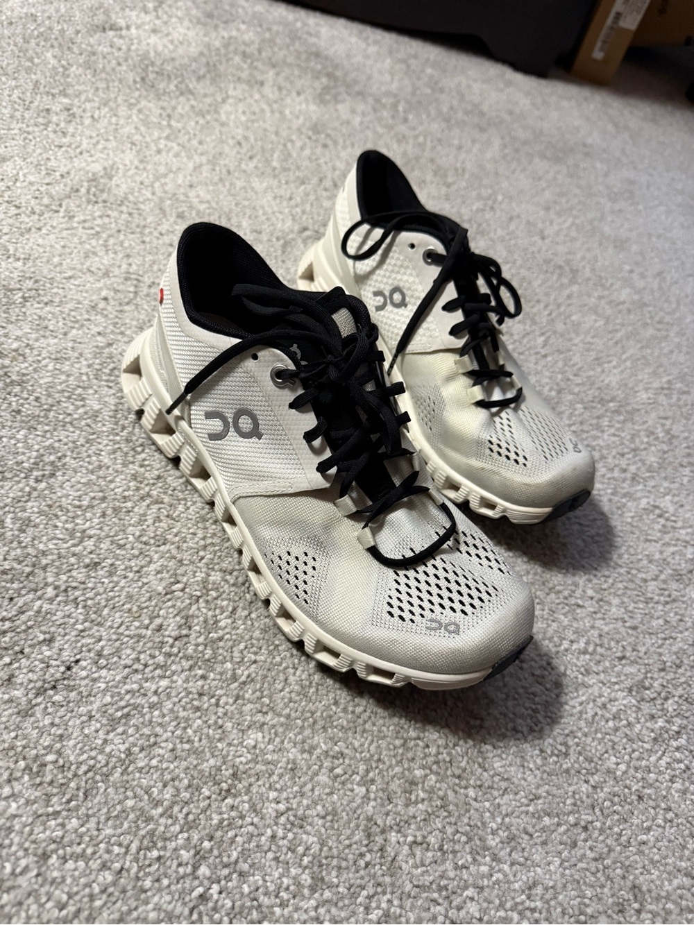 On Running Cloud White/Black Running Shoes